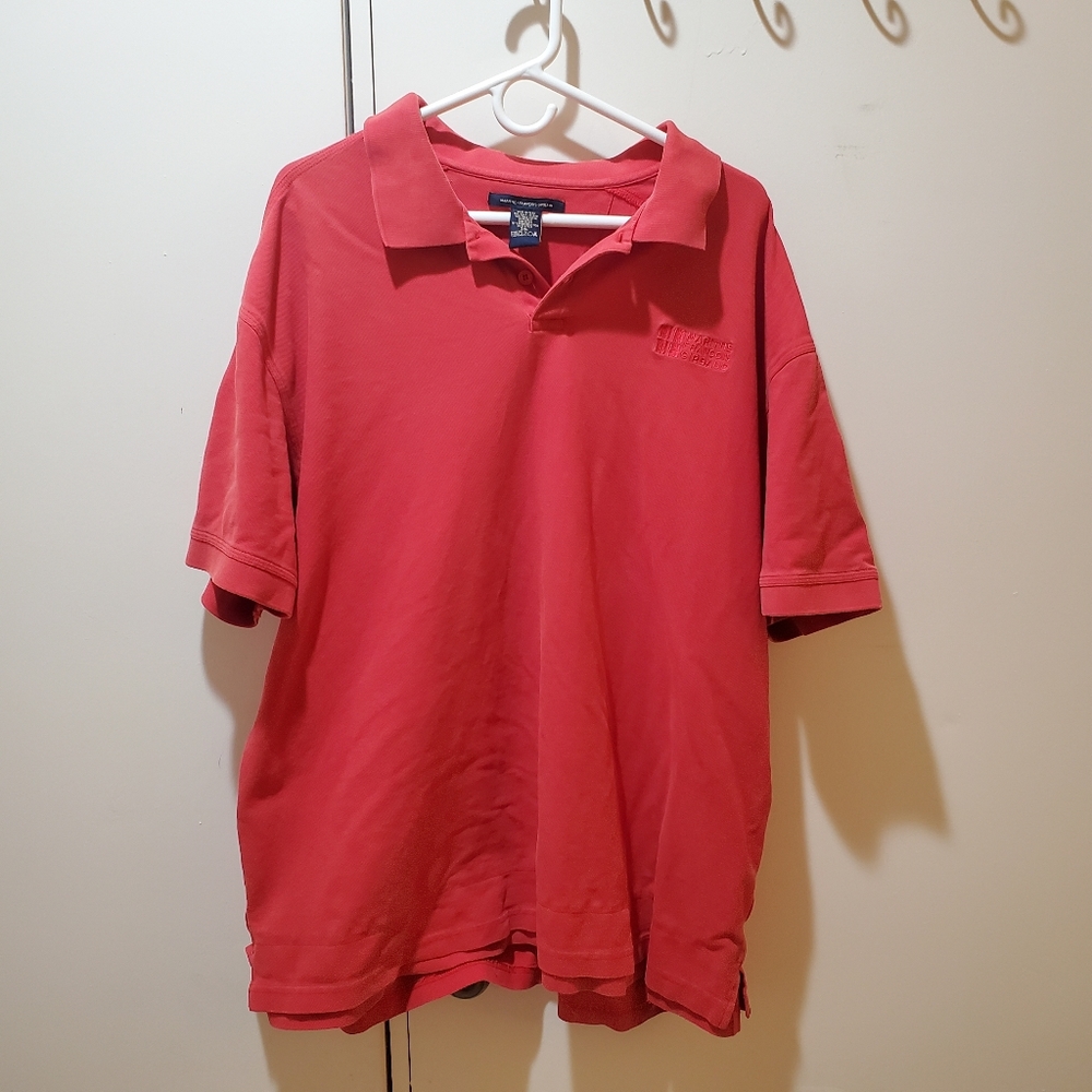 2/$20 Marithe Francois girbaud Red Polo